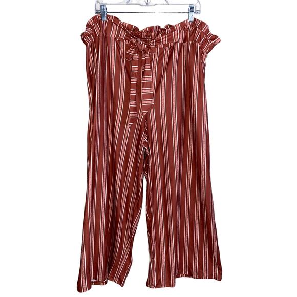 Planet Gold Womens Cropped Wide Leg Pants Size 3X NWT - Picture 1 of 5